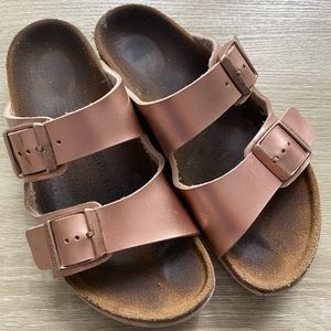 Birkenstock EU 34 Narrow US 2.5 Kids Rose Gold